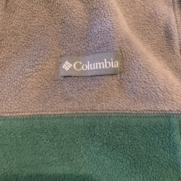 Columbia Cottonwood Par Half Snap Fleece Pullover Two Tone Jacket men's size M - Picture 2 of 7